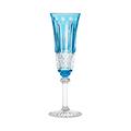 Saint-Louis Tommy Champagne flute, sky blue