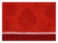 Le Jacquard Francais Souveraine placemat, red