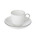 KPM Urbino Canto Kaffeetasse hoch mit Unterteller