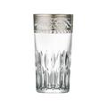 Saint-Louis Thistle Platinum highball glass