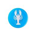 Artel Lobster Kristallglas-Brotteller, azur