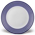L'Objet Perlée Bleu round platter