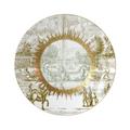 Bernardaud Versailles Enchanté dessert plate, green