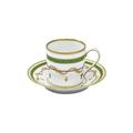 Haviland Vieux Paris Vert Espressotasse mit Unterteller