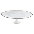 Raynaud Italian Renaissance White with platinum rim petits fours stand, large
