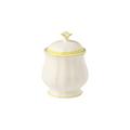 Gien Filets Jaune Citron sugar bowl