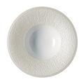 Raynaud Minéral Irisé Pearl Grey deep plate with rim