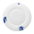 Hering Berlin Ocean dinner plate, motif sea horse