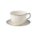 Gien Filets Cobalt jumbo cup and saucer
