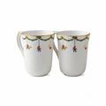 Royal Copenhagen Star Fluted Christmas mugs, set of 2