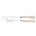 Capdeco Cambridge off-white, carving knife and fork