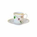 Bernardaud Jardin Indien single espresso cup and saucer