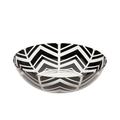 Artel Schälchen Herringbone schwarz, groß