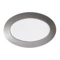 Raynaud Minéral Irisé Dark Grey oval platter, small