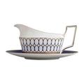 Wedgwood Renaissance Gold sauce boat with saucer