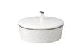 Raynaud Minéral Platin Zuckerdose mit Deckel