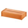 Riviere Kleenex-Hülle Milano rechteckig, orange