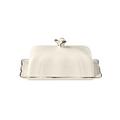 Gien Filets Manganese butter dish