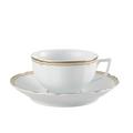 Raynaud Polka Gold tea cup and saucer