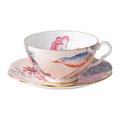 Wedgwood Cuckoo Teetasse mit Unterteller, pfirsich