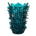 Venini Vase Ritagli, grün/aquamarin