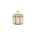 Alberto Pinto Vannerie Gold sugar bowl