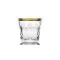 Moser Lady Hamilton Gold double old fashioned tumbler