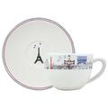 Gien Ca c'est Paris jumbo cup and saucer