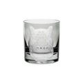 Artel African Safari double old fashioned tumbler, hippopotamus in grey