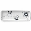 Royal Copenhagen Black Fluted Mega rectangular platter, large