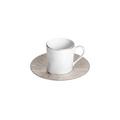 Haviland Infini Platinum single espresso cup and saucer, Edition 2026