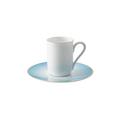 Raynaud Aura double espresso cup and saucer