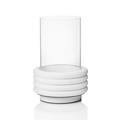 Giobagnara Vase/Windlicht Scala, klein, weiß