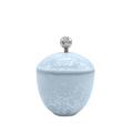 Jaune de Chrome Song Ocean sugar bowl, with stainless steel knob