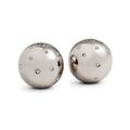 L'Objet Stars salt and pepper shakers, platinum