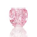 Lalique Tourbillons vase, h 13 cm, pink
