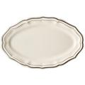 Gien Filets Taupe Platte oval
