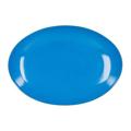 KPM Urbino Multicolore oval platter, small, blue