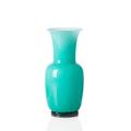 Venini Opalino vase, h 30 cm, mint green