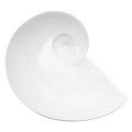 Nymphenburg Moon snail bowl, white glazed interior, large
