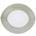 J.L Coquet Hémisphère Kaki-Green large oval platter