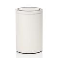 Giobagnara Swing leather waste paper basket, off white