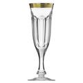 Moser Lady Hamilton Gold Champagne flute