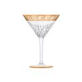 Saint-Louis Thistle Gold cocktail glass