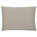 Christian Fischbacher Satin pillow case, pebble (835), 50 x 70 cm