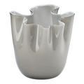 Venini Vase Fazzoletti Opalino, H 31 cm, taupe