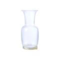 Venini Opalino Frozen Gold vase, h 30 cm