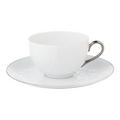 Raynaud Minéral Platin Teetasse mit Unterteller