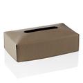 Giobagnara Suite tissue box cover, rectangular, mud