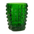 Lalique Croco vase, h 26,5 cm, green